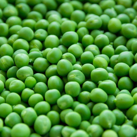 closeup of peas